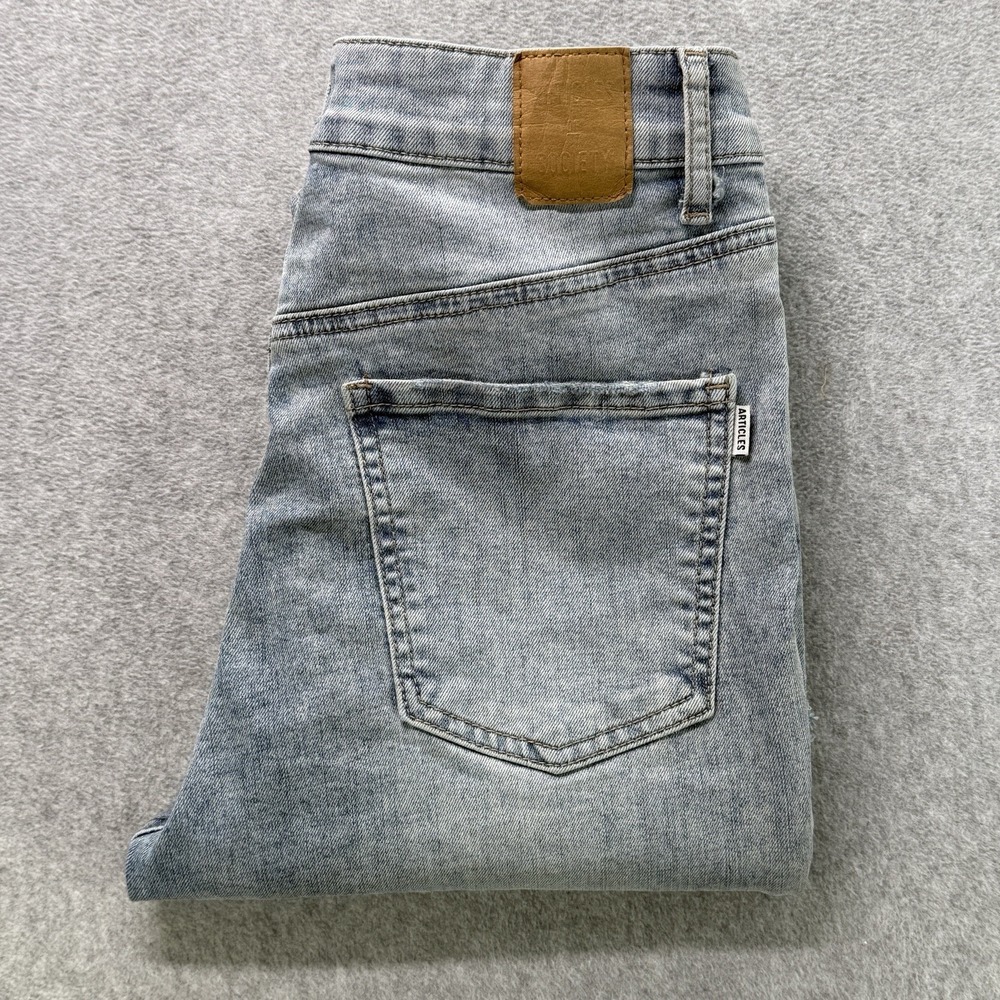 Articles of Society The Linden High Rise Cropped Flare Jeans 2/26 Light Wash